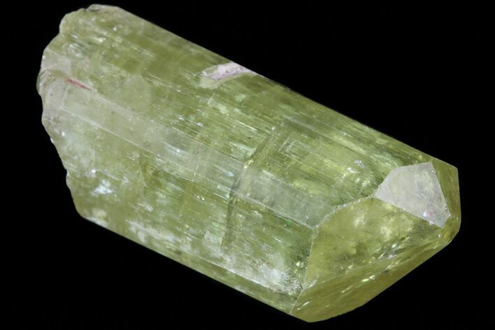 Lustrous Yellow Apatite Crystal - Morocco #82566